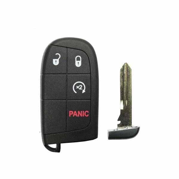 KeylessFactory:Remote Smart Keys:DODGE / CHRYSLER 4 BUTTON SMART KEY 1302